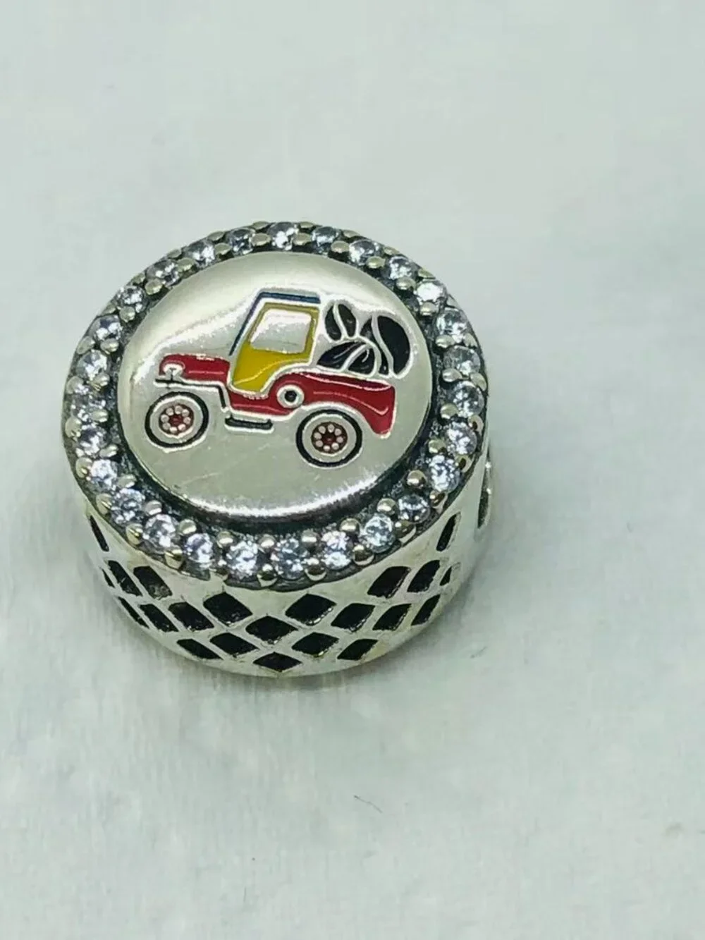 ✨ ✨Pandora Colombia Exclusive Country Truck Flag Colors Bead Charm S925 Silver